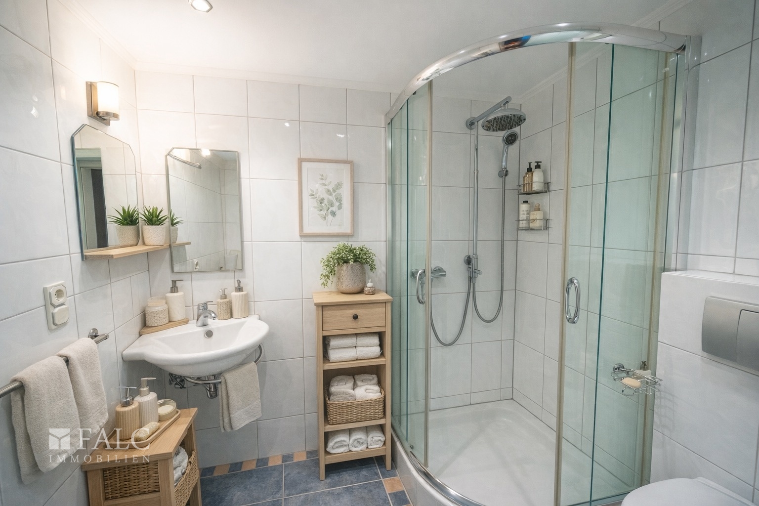 Badezimmer Einrichtungsbeispiel